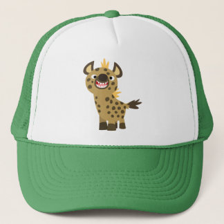 Cute Smiling Cartoon Hyena Pet