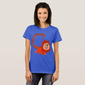 Cute Smiling Cartoon Manticore Women T-Shirt (Voorkant volledig)