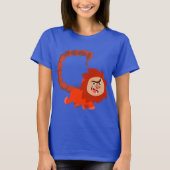 Cute Smiling Cartoon Manticore Women T-Shirt (Voorkant)