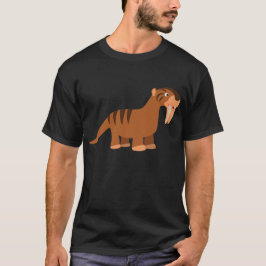 Cute Smiling Cartoon Thylacosmilus T-Shirt