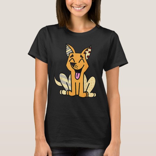 Cute Smiling Chihuahua Dog T-shirt (Voorkant)
