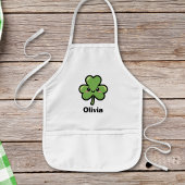 Cute Smiling Clover Kinder Schort