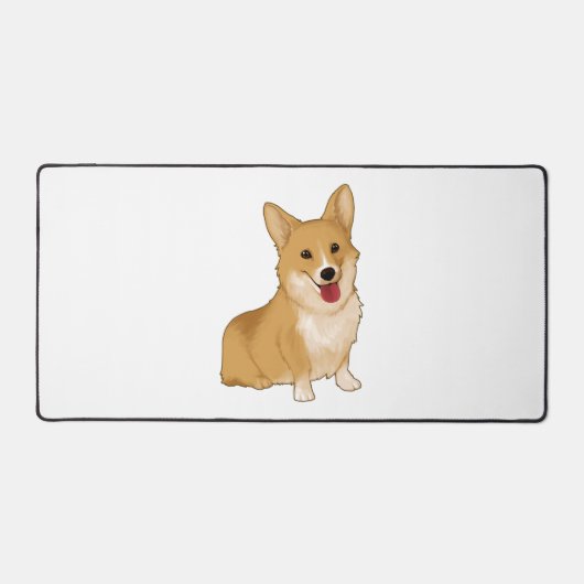 Cute smiling corgi bureaumat (Voorkant)
