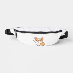 Cute Smiling Corgi Dog Heuptasje