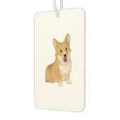 Cute smiling corgi luchtverfrisser (Links)