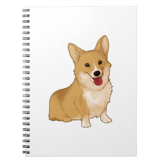 Cute smiling corgi notitieboek (Voorkant)