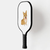 Cute smiling corgi pickleball paddle (Links)