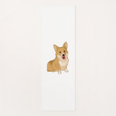 Cute smiling corgi yogamat (Voorkant)