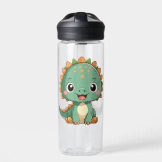 Cute Smiling Dinosaur Kids Water Bottle Waterfles