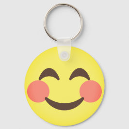 Cute Smiling Emoji Sleutelhanger