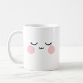 Cute Smiling Face Mug  Modern Aesthetic Koffiemok (Links)