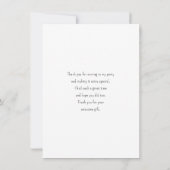 Cute Smiling Fox Pup in a Red Scarf Bedankkaart (Achterkant)