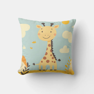 Cute Smiling Girafe Babu Kinderkamer Huis Decorati Kussen