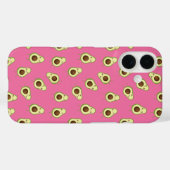 Cute Smiling Kawaii Avocado Pattern Case-Mate iPhone Case (Achterkant (horizontaal))