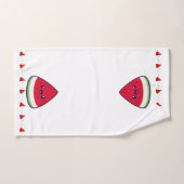 Cute Smiling Kawaii Watermelon Bad Handdoek (Handdoek)