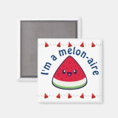 Cute Smiling Kawaii Watermelon Magneet (Voorkant / Achterkant)