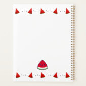 Cute Smiling Kawaii Watermelon Planner (Achterkant)