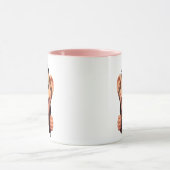 Cute Smiling Monkey Coffee Mug – Adorable Animal Mok (Midden)