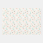 Cute Smiling Pastel Sky Pattern Inpakpapier Vel (Voorkant 3)