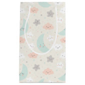 Cute Smiling Pastel Sky Pattern Klein Cadeauzakje (Voorkant)