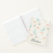 Cute Smiling Pastel Sky Pattern Notitieboek (Binnen)