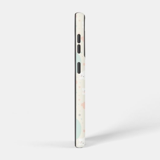 Cute Smiling Pastel Sky Pattern Samsung Galaxy Hoesje (Rechterkant)