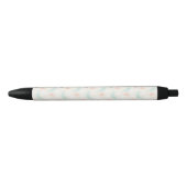 Cute Smiling Pastel Sky Pattern Zwarte Inkt Pen (Voorkant)