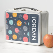 Cute Smiling Planet Pattern (In situ)