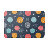 Cute Smiling Planet Pattern Badmat (Voorkant)