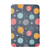 Cute Smiling Planet Pattern Badmat (Voorkant Verticaal)