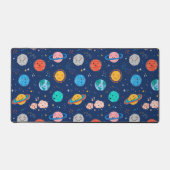 Cute Smiling Planet Pattern Bureaumat (Voorkant)