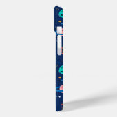 Cute Smiling Planet Pattern Case-Mate iPhone Case (Achterkant / Links)