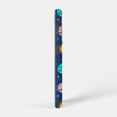 Cute Smiling Planet Pattern Samsung Galaxy Hoesje (Rechterkant)