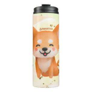 Cute Smiling Shiba Inu Thermosbeker