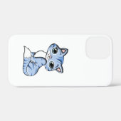 CUTE SMILING SKY BLUE KITTEN WITH BLUE EYES. Case-Mate iPhone CASE (Achterkant (horizontaal))