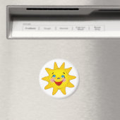 Cute Smiling Sun Magneet (Insitu (Vaatwasser))
