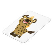 Cute Smilling Cartoon Hyena Flexible Magnet Magneet (Linkerzijde)