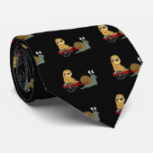 Cute Snagellak in Red Wagon Stropdas (Opgerold)