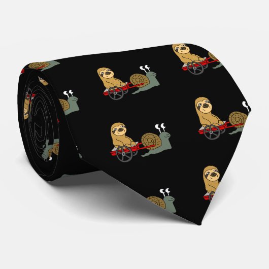 Cute Snagellak in Red Wagon Stropdas (Opgerold)