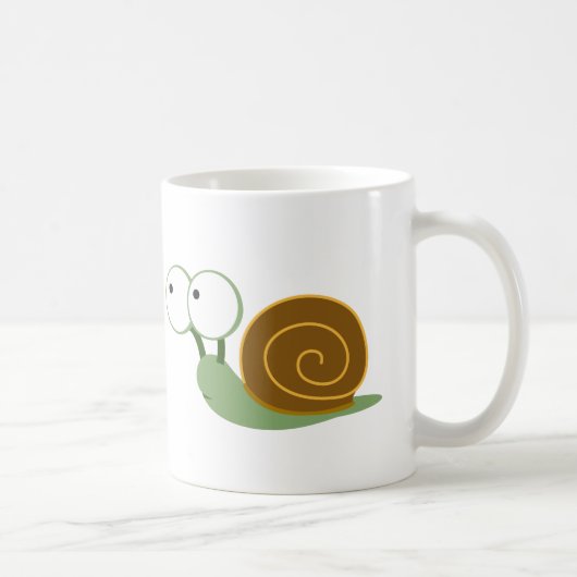 Cute Snail" Koffiemok (Rechts)