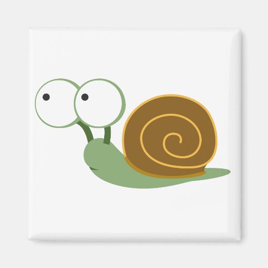 Cute Snail" Magneet (Voorkant)