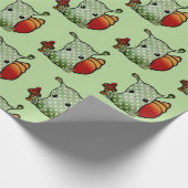 Cute Snail-patroon Cadeaupapier (Hoek)