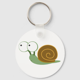 Cute Snail" Sleutelhanger