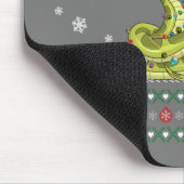Cute Snake Ugly Sweater Kerstlight Pajama Muismat (Hoek)