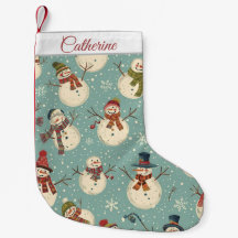 Cute Sneeuwman Kerst Sok