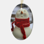 Cute Sneeuwman Ornament (Links)