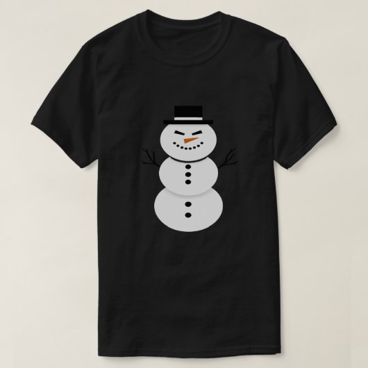 Cute Sneeuwman T-Shirt (Design voorkant)