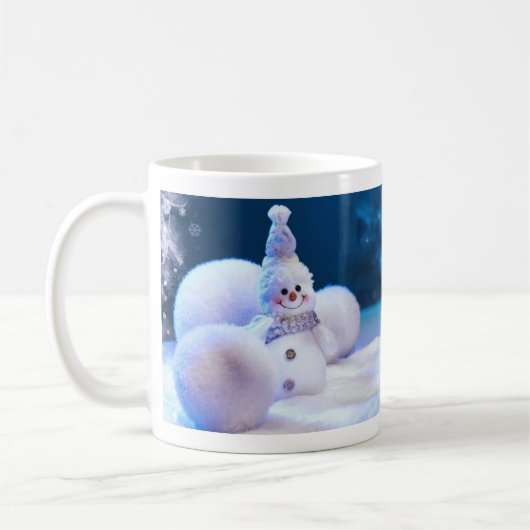 Cute Sneeuwman Winter / Kerstmok Koffiemok (Links)