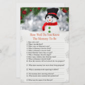 Cute snewman hoe goed je baby shower kent (Voorkant / Achterkant)