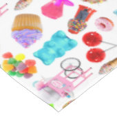 Cute Snoep Birthday Tafelkleed (Gekanteld)